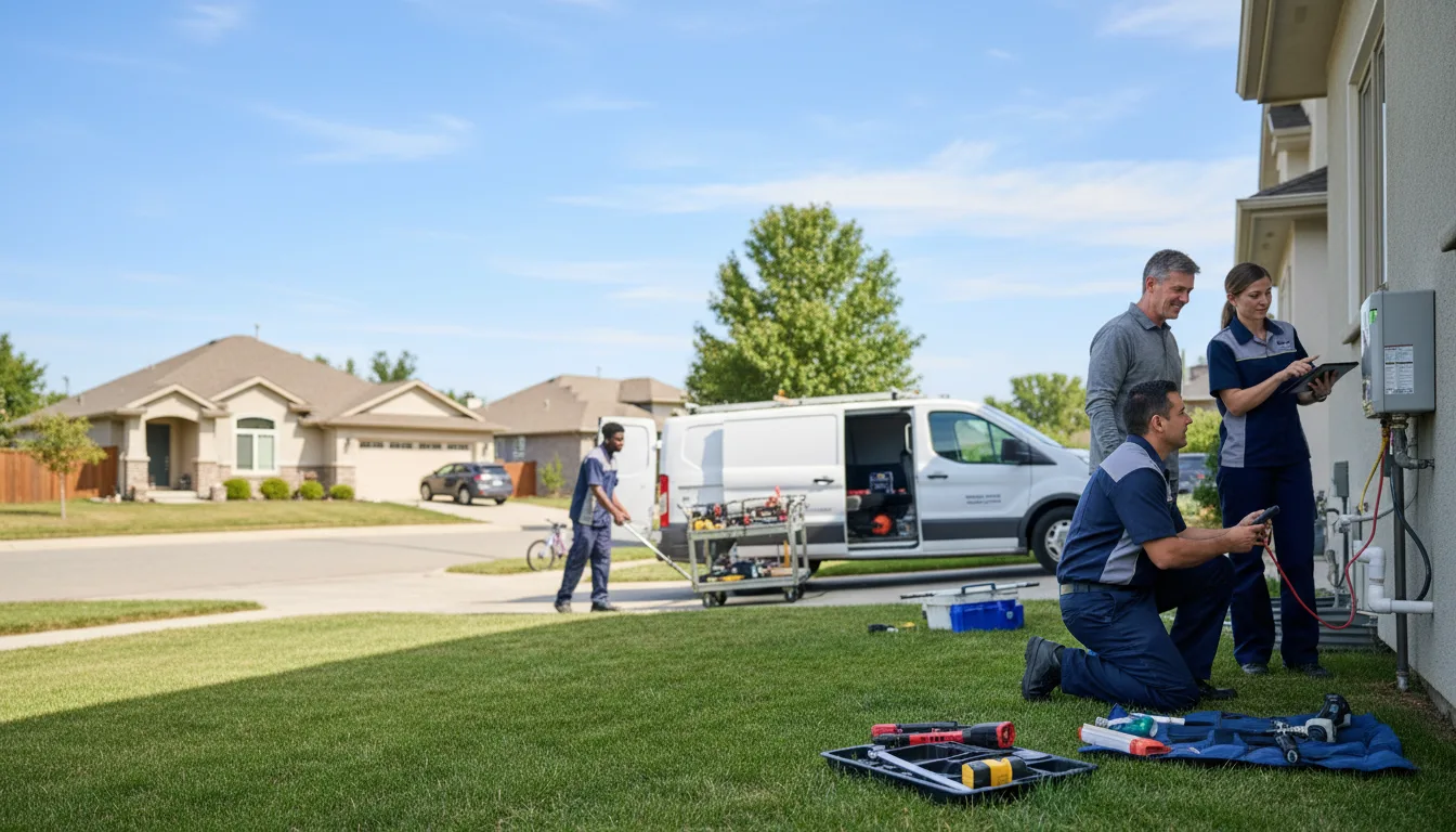 Tankless water heater service in Mendon, OH